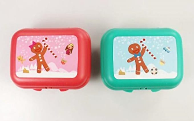 Tupperware Set Eco Smartclipdoosjes, 2 delig (mediumsize: 12,9 x 10,9 x 5,2 cm h)