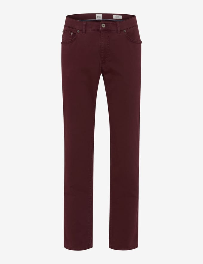 Brax Heren Jeans  Style COOPER MERLOT, donkerrood, maat 36/32