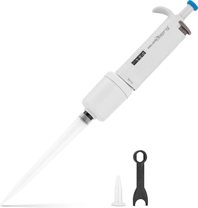 Pipet met één kanaal - 2000 - 10 000 μl - autoclaveerbaar - Steinberg Systems