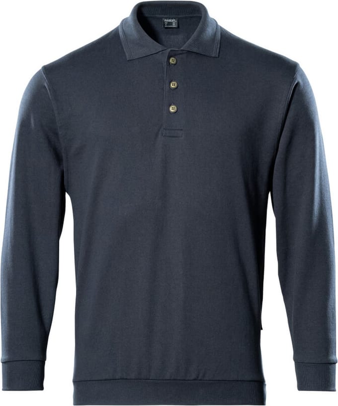 Mascot Crossover Polosweatshirt 00785-280 - donkermarine - L