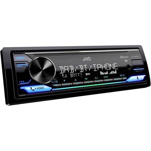 JVC KD-X482DBT Autoradio enkel DIN Bluetooth handsfree, DAB+ tuner + gratis DAB antenne