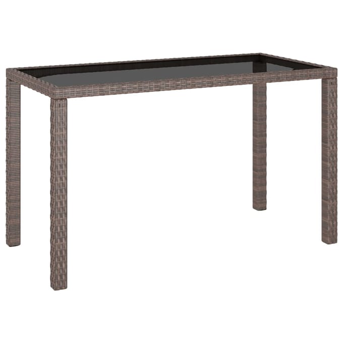 vidaXL - 6-delige - Tuinset - met - kussens - poly - rattan - bruin