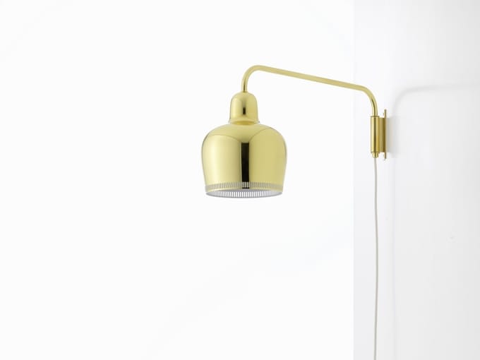Artek Wandlamp A330S Golden Bell - messing