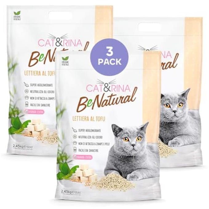 Plantaardige Kattenbakvulling - 5,5L, Klonterend, 30 Dagen Gebruik