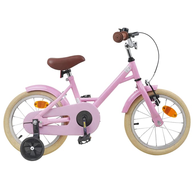 vidaXL - Kinderfiets - 12 - Inch - voor - 2-4 - jaar - oud - Licht - Roze