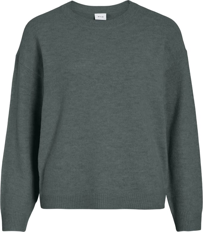 VILA - VILIGA L/S O-NECK KNIT TOP - NOOS - Dames - Gebreide truien