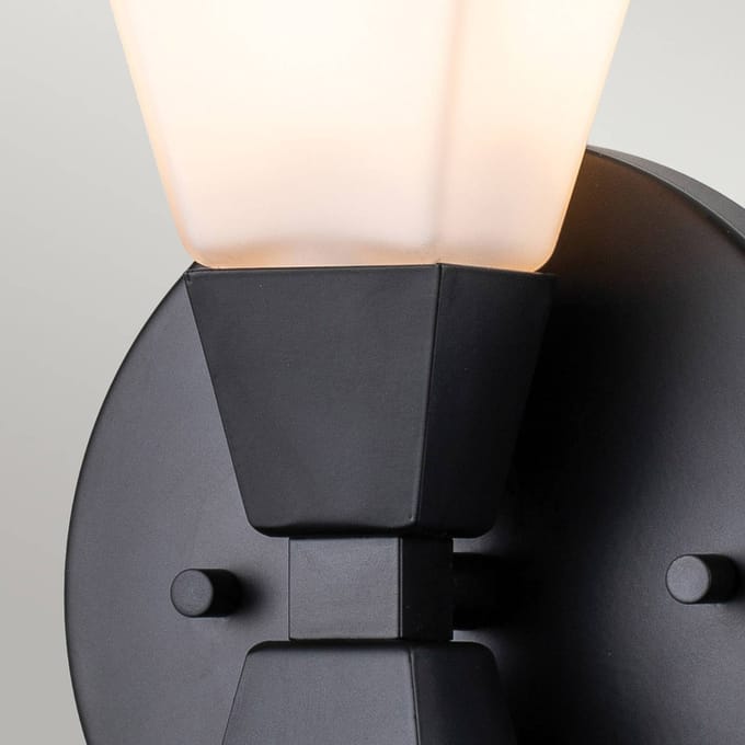 Elstead Lighting LED Wandlamp Bowtie | 3W 3000K 300Lm 830 | IP44 | Dimbaar | Matte Black