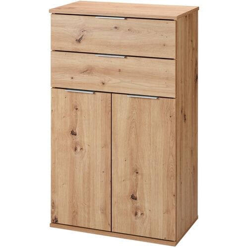 LIVARNO Kast met 2 laden en 2 deuren - in eikenlook