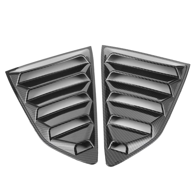 Achterruit Lamellen Luik Covers Koolstofvezel Stijl Geschikt voor Chevy Camaro 20162020 black