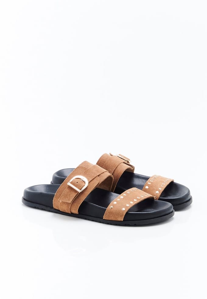 Damart - Muiltjes studs Piedical - Dames - Bruin - 39