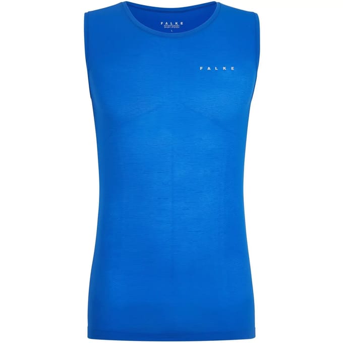 FALKE Ultralight Cool sneldrogend functioneel materiaal mouwloze functioneel shirt heren blauw - maat S