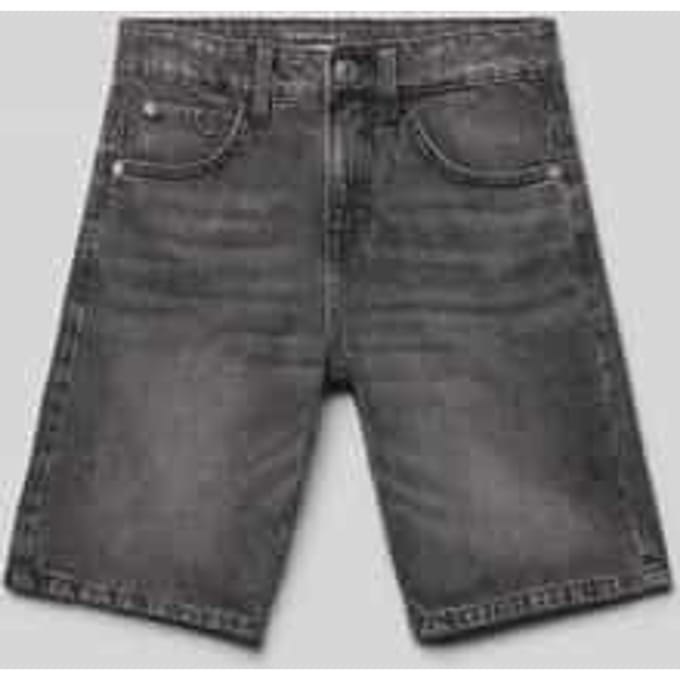 Regular fit korte jeans van puur katoen