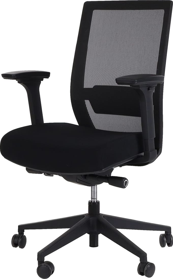 Bureaustoel C02 - Ergonomisch - Zwart