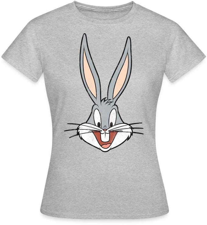 Looney Tunes Bugs Bunny Distressed T-Shirt Dames