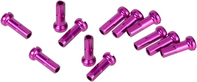 Fiets Spaak Nippels - Wiel Nippels - Fiets Reparatie - Aluminium Legering - 60 stuks - Multicolor