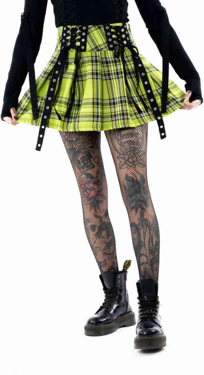 Chemical Black - Diaz Korte rok - XXL - Groen