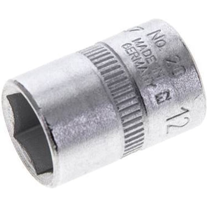 1/4" Gedore Dopsleutel voor 12mm Buitenzeskantbouten
