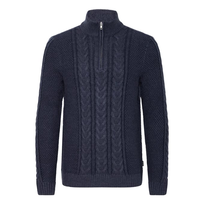 Blend - BHBASIM HALF ZIPP - Heren - Gebreide truien