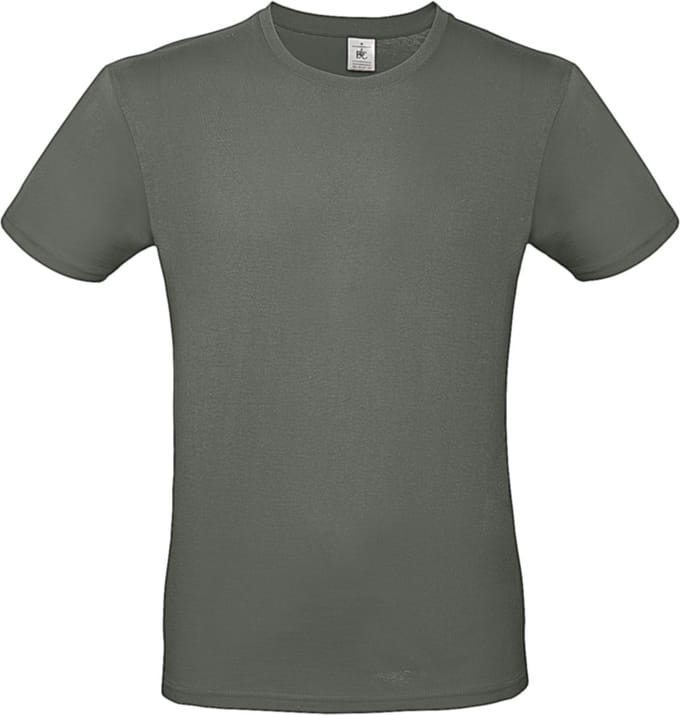 Classic E150 T-shirt B&C Collectie Millenial Khaki Maat M
