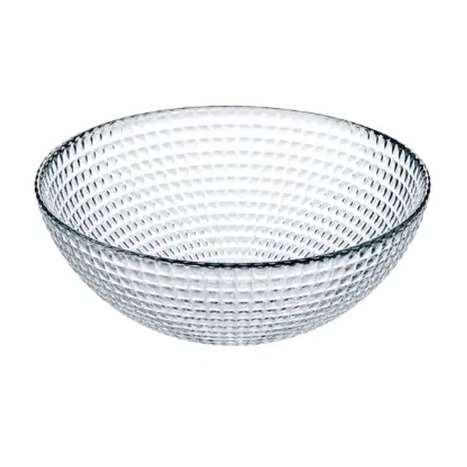 Pasabahçe kom Generation – reliëf glas – helder – 13 cm Ø, 5,2 cm – set 6 kommen