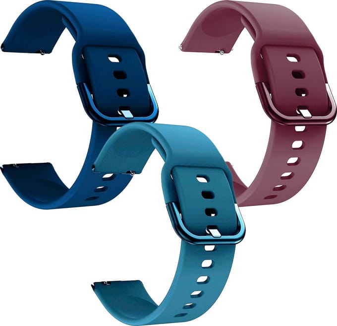 Set van 3 Silicone bandjes voor Samsung Watch 20mm 3pcs Chique