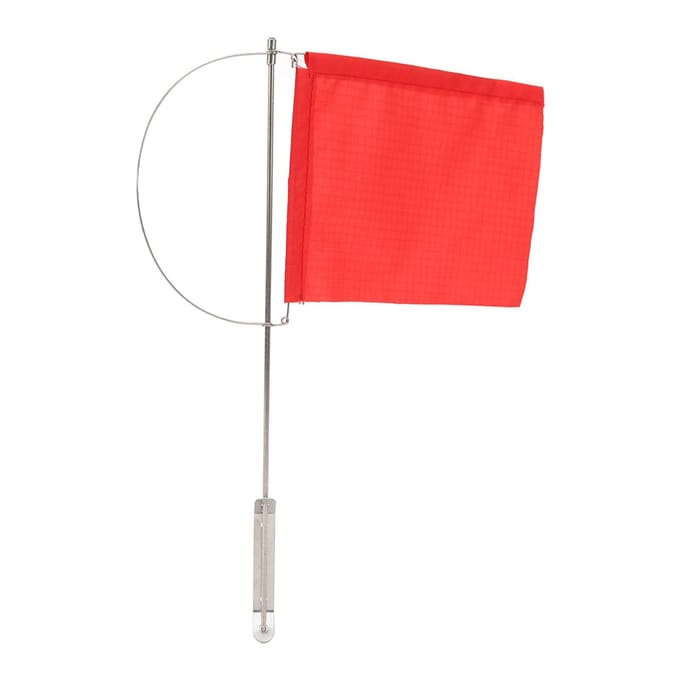 Windvaan Vlag Monotypes Marine Mastvlag Windindicator Roestvrij Staal Rode Bootvlag voor 200x160mm /7.87x 6.30 in red