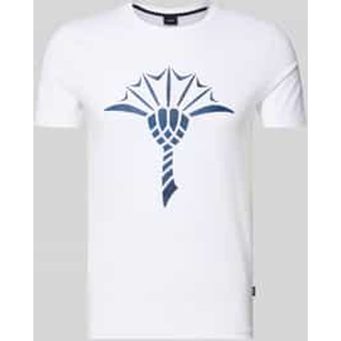 T-shirt met ronde hals model 'Alerio'