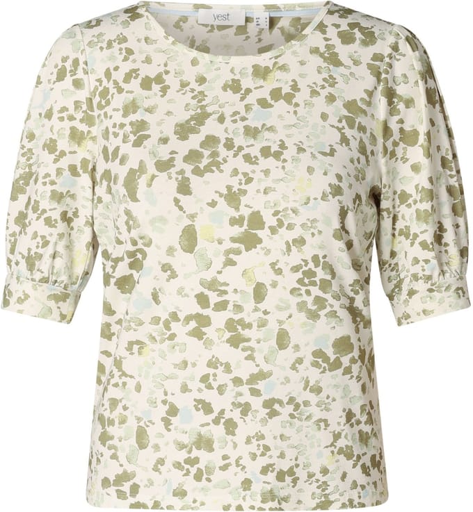 YEST Gentiana Essential Tops - Pastel Green/Multi C - maat 42