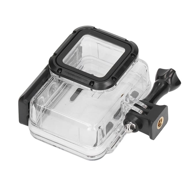 Actiecamera Waterdichte Behuizing 197ft Diepte Beschermende Camera Duikcase met Anti-condens Inzetstuk white