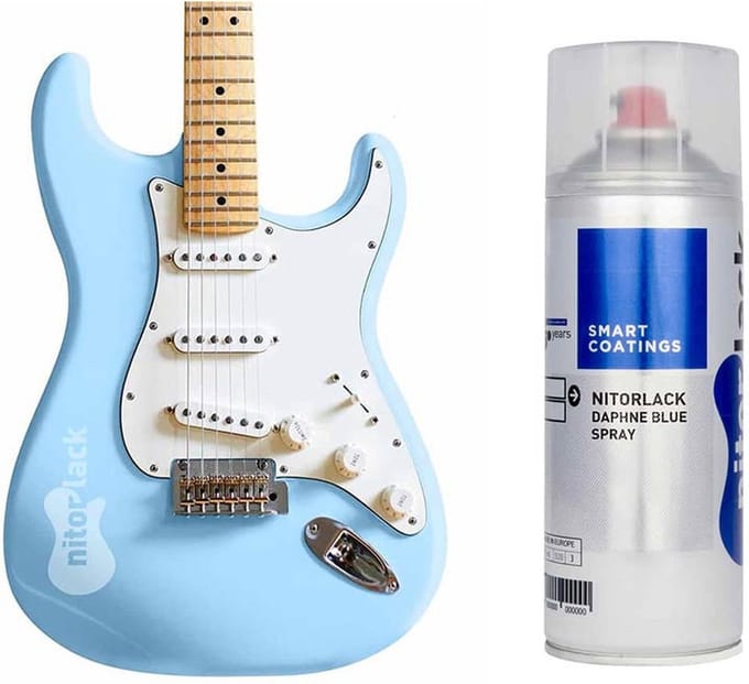NitroLACK Nitrocellulose Lak - Daphne Blauw voor Gitaar