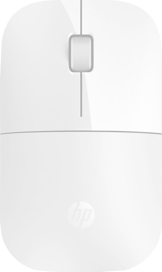 HP Z3700 Wireless Mouse White - Muis - Blue LED - Wit