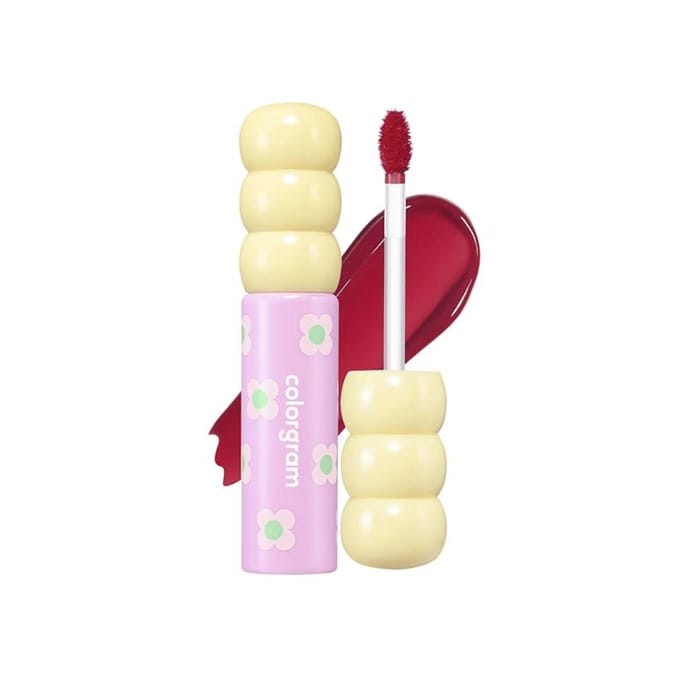 Colorgram Fruity Glass Tint #08 Lovely Raspberry 3 g - gloss à lèvres rouge framboise