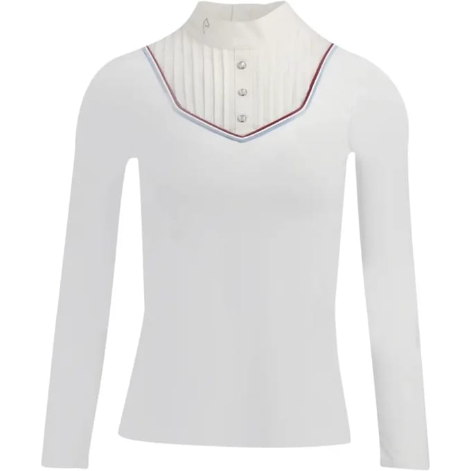 Damespolo met lange mouwen Equithème Cabourg