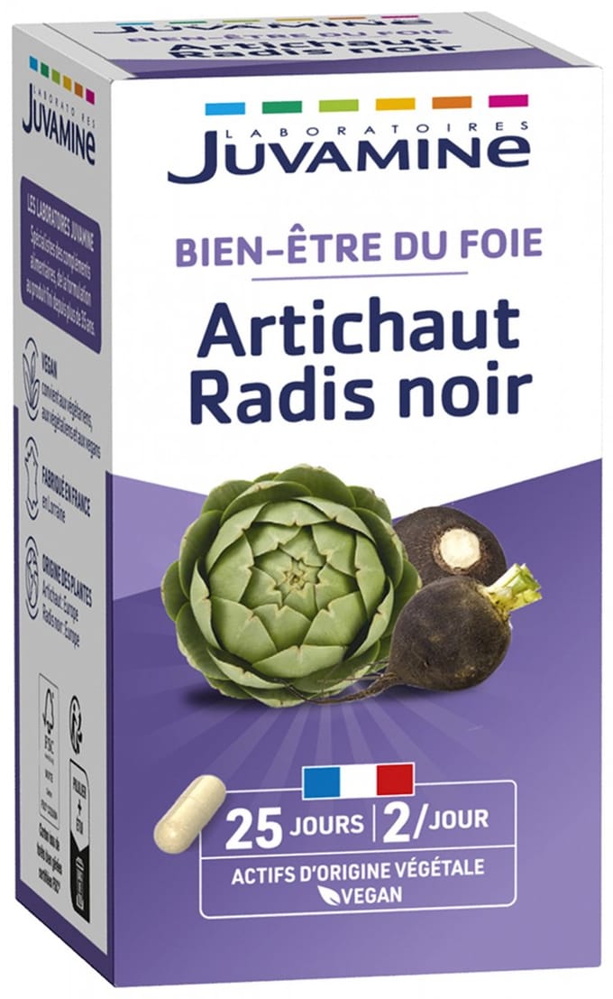 Juvamine Artisjok Zwarte Radijs 50 Capsules