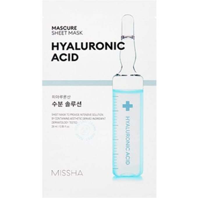 [Promotie] MISSHA - Mascure Solution Sheet Mask - Hyaluronic Acid - 1stuk