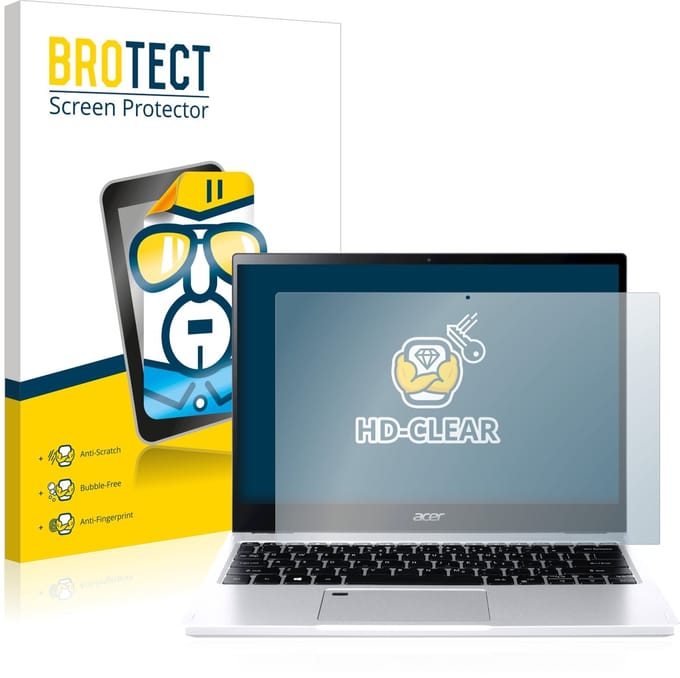BROTECT - Screenprotector voor Acer Spin 3 SP313-51N - Folie Beschermfolie transparant