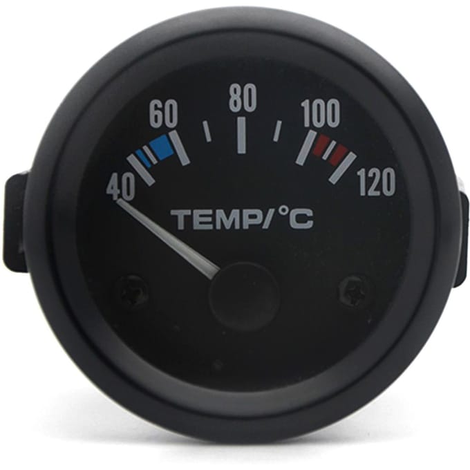 2 ''52mm Watertemperatuurmeter Met sensor 1/8'' NPT 12V Auto Watertemperatuurmeter met LED veelkleurig