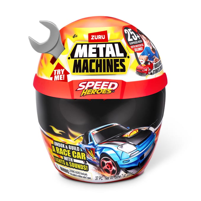 Metal machines helm speelset met 2 auto's