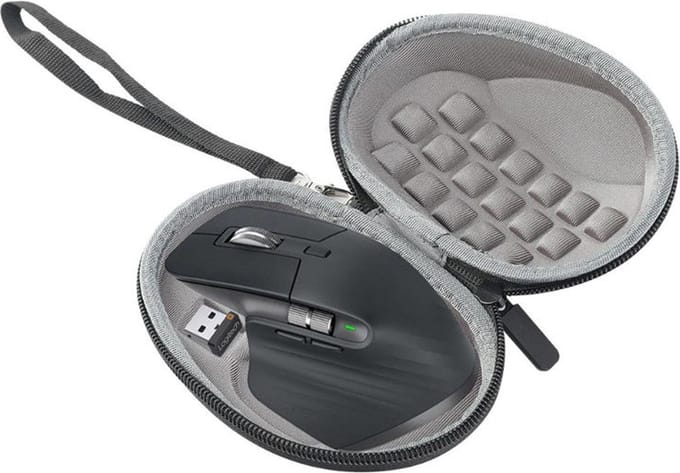 BukkitBow - Muis Hoes Hard Case - Beschermhoes Muis - Geschikt voor Logitech MX Master 3 / Master 2S - Zwart