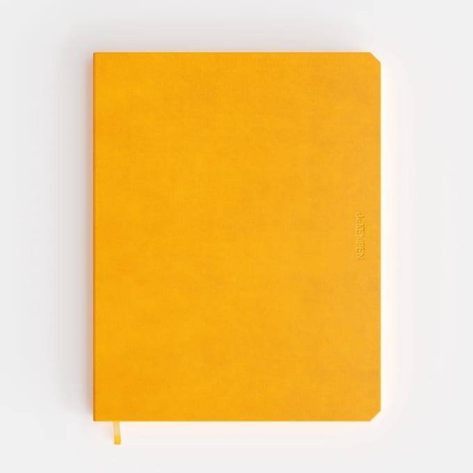 Notitieboek De Kempen - Independent (geel) - 17 x 22 cm - Binnenzijde: blanco