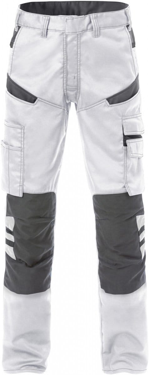 Fristads Broek 2555 Stfp - Wit/Grijs - C52