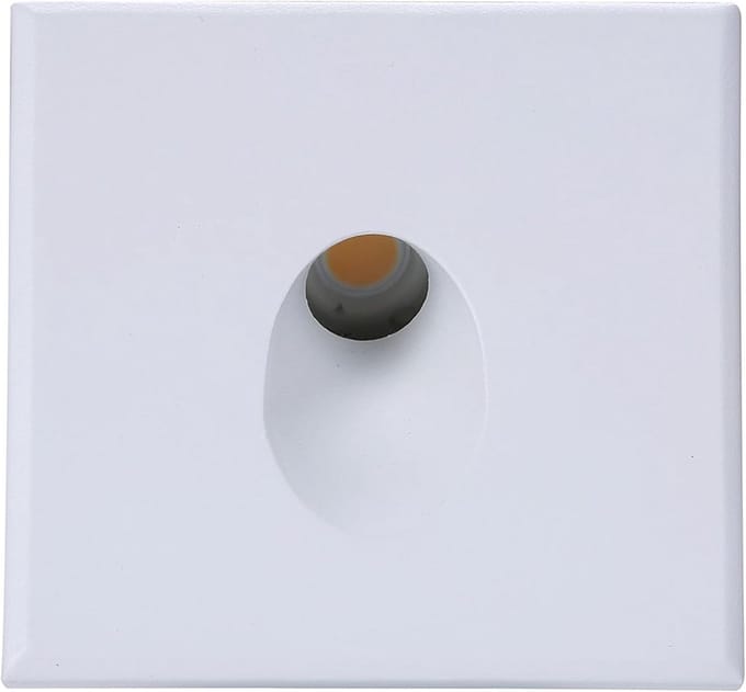 Inbouw LED Trappenverlichting Dimbaar 3000-6000K IP44 Vierkant Wit
