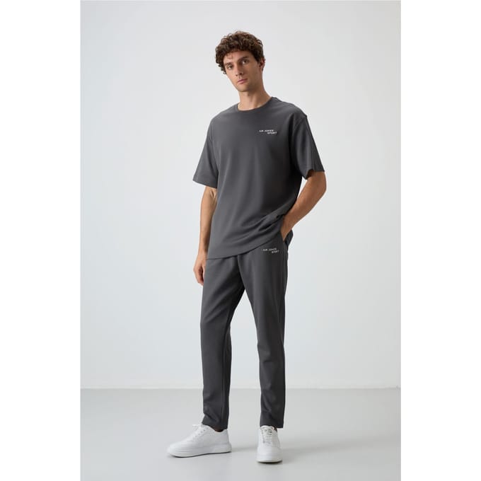 Heren Oversized Katoen-polyester Actieve Set
