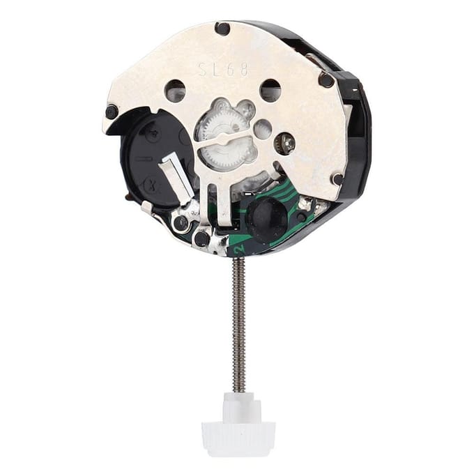 5 stuks SL68 Quartz Horloge Beweging Accessoires Reparatie Vervangende Onderdelen white