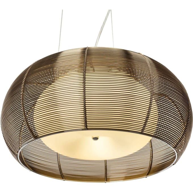 Brilliant Hanglamp Relax met één lampje 40 cm brons