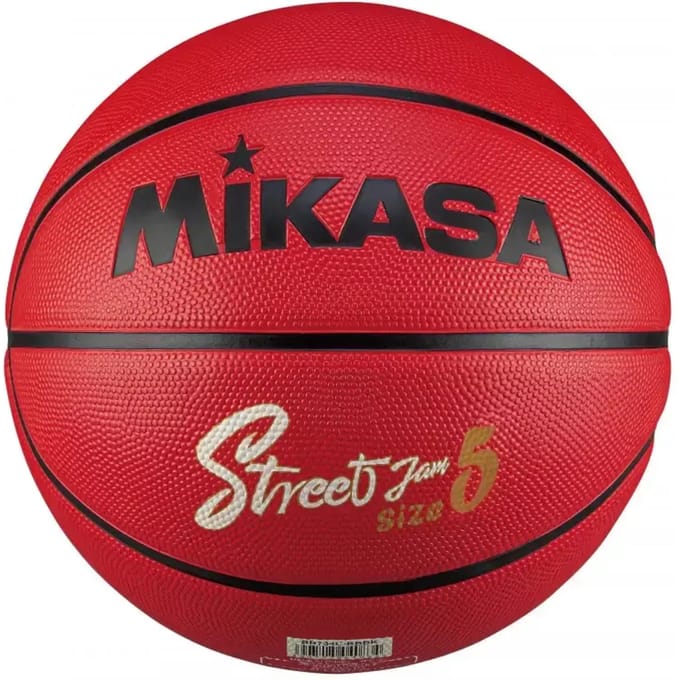 Mikasa Street Jam Bb5 Basketbal Bal Rood 5