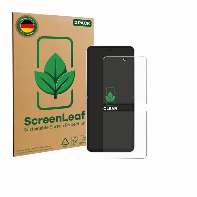 2 Stuks Screenprotector voor Honor Magic V Flip 2 - Hoogwaardige Beschermfolie transparant