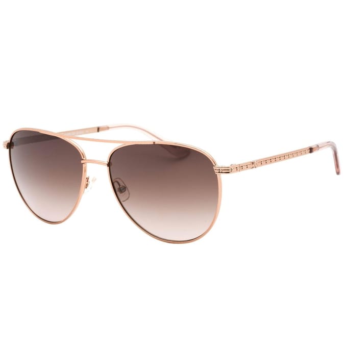 Juicy Couture Zonnebril met patroon (Roze Goud)