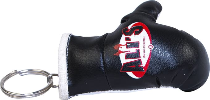 Ali's Fightgear sleutelhanger bokshandschoen kleur zwart