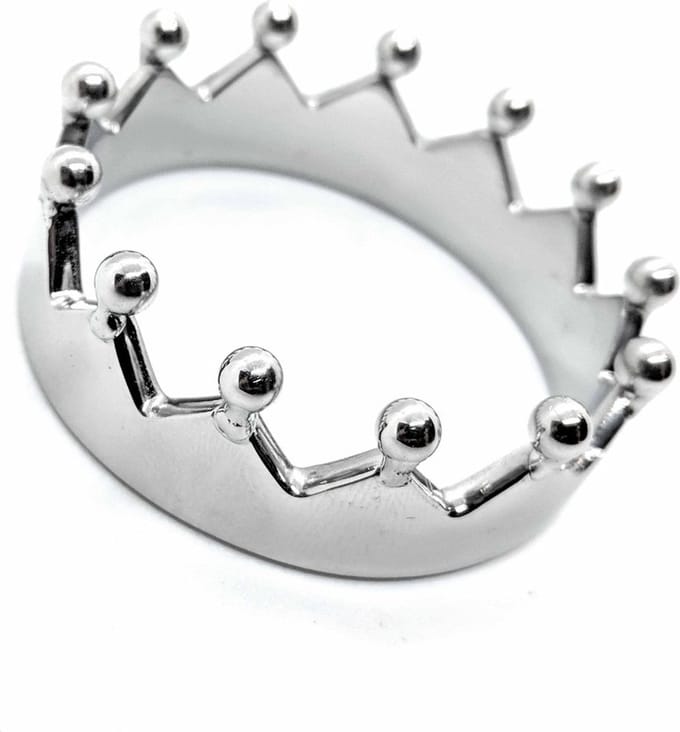 Black Label - RVS Cock Crown - Diverse diameters 38 mm